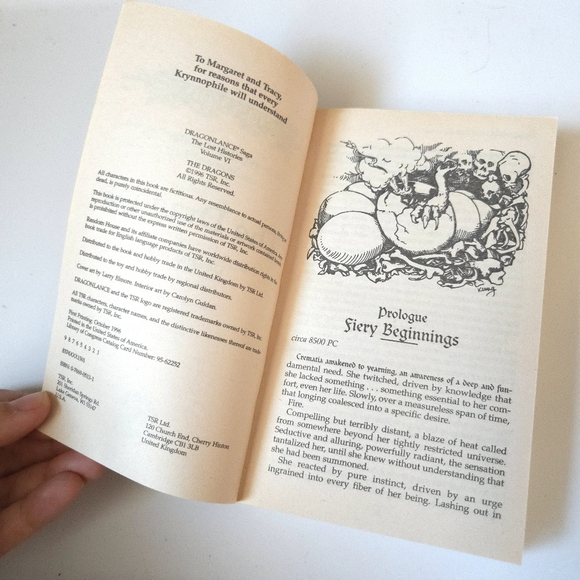 Dragonlance The Dragons Paperback Book - Picture 7 of 8